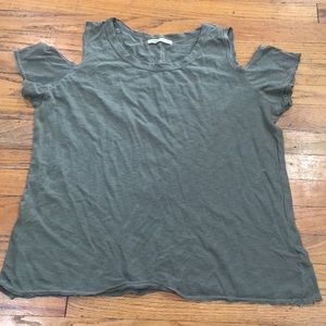 Sunnyside cold shoulder  tee